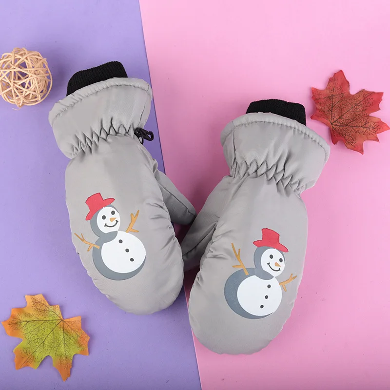 Детские зимние водонепроницаемые перчатки