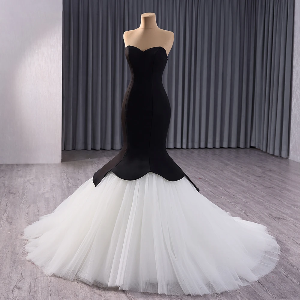 Mermaid Bodycon Prom Dress with Strapless Removable Sleeves