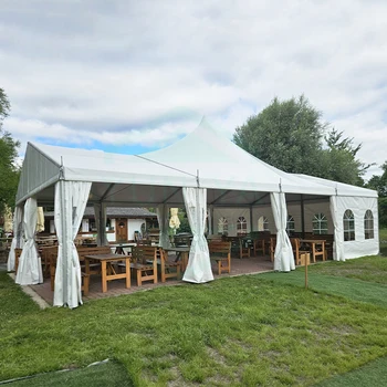 New Design 20*40Ft 40*60Ft 50*100Ft Aluminium Frame High Top Mixed Event Tent for Wedding Party with Decoration Lining