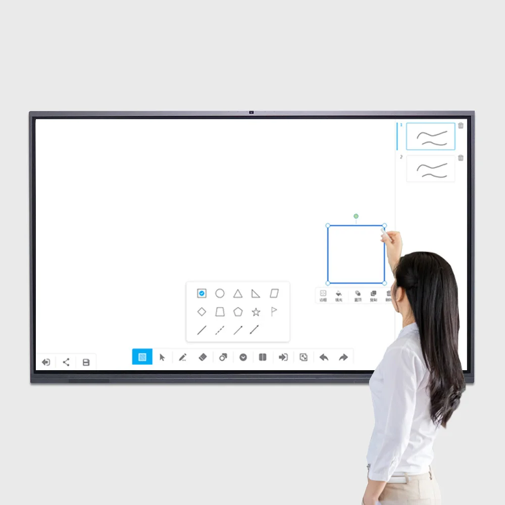 School-Grade Smart Board Interactive Electronic Whiteboard Factory-Made in China Mini Interactive Educational Equipment
