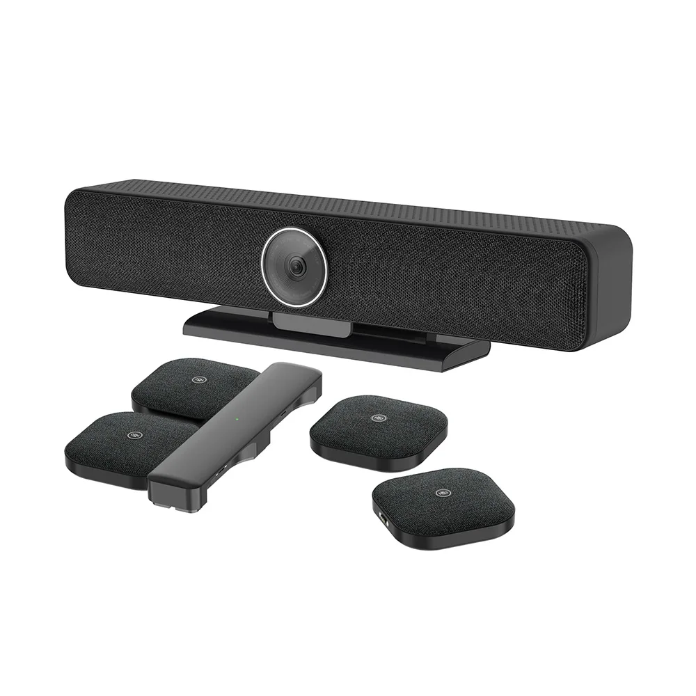 Video Conference Room System All in One Speakerphone Digital Conference System Mic Speaker 360 Pickup Video Conference Hands-fre