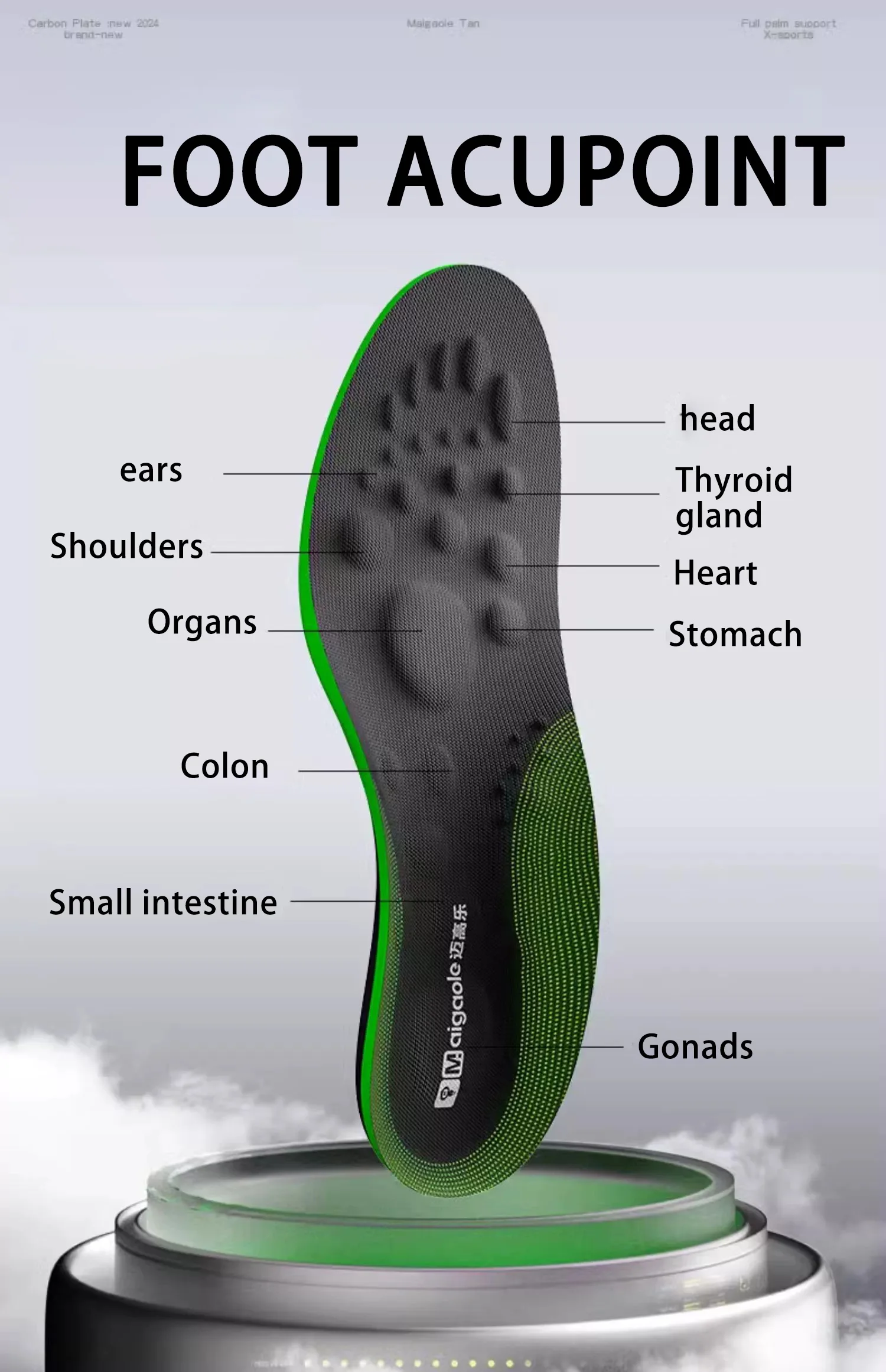 Custom Magnetic Massage Insoles Battery Vibration
