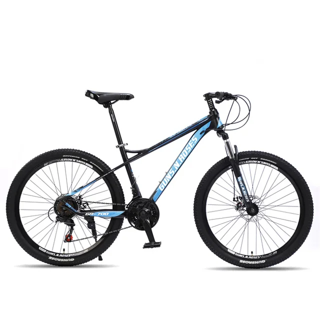 China 700C Disc Brake Mountain Bicycle with Aluminum Alloy Pedal & Curved Handlebars 21 Speed Gears