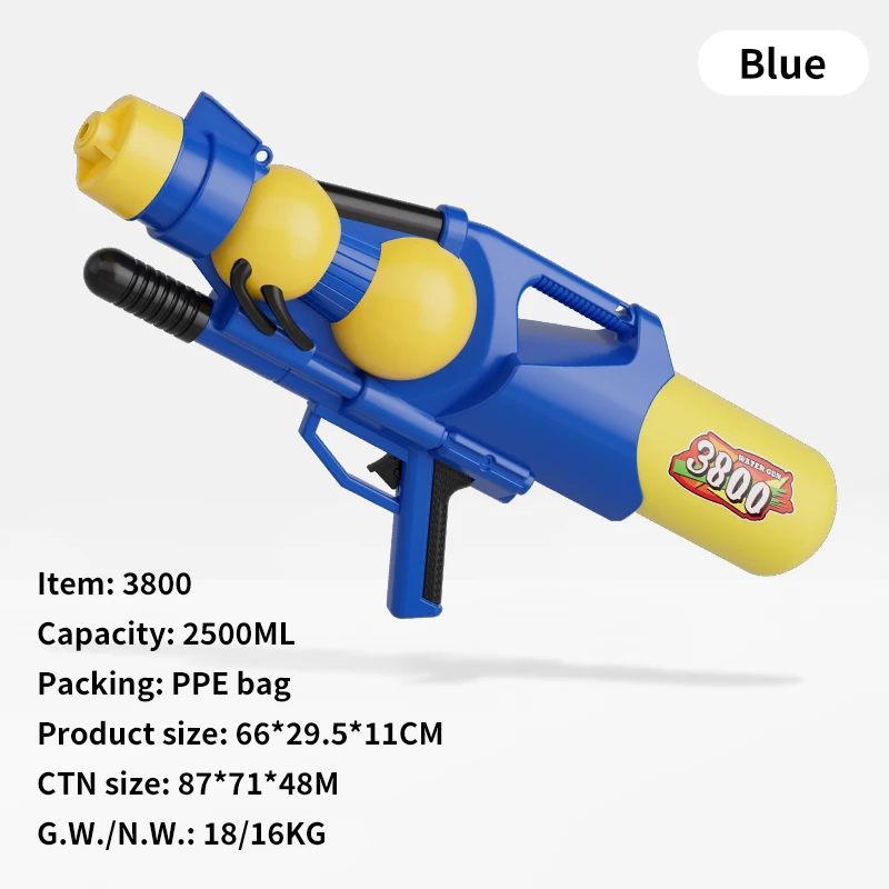 Wholesale Powerful Realistic Colorful Super Soaker Water Guns Toy Long Range Air Pressure Pump Water Bomb Toy Gun for Boys Girls
