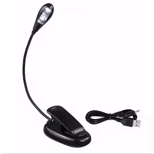 Mini Clip-on LED Book Light Bright, Portable Reading Light