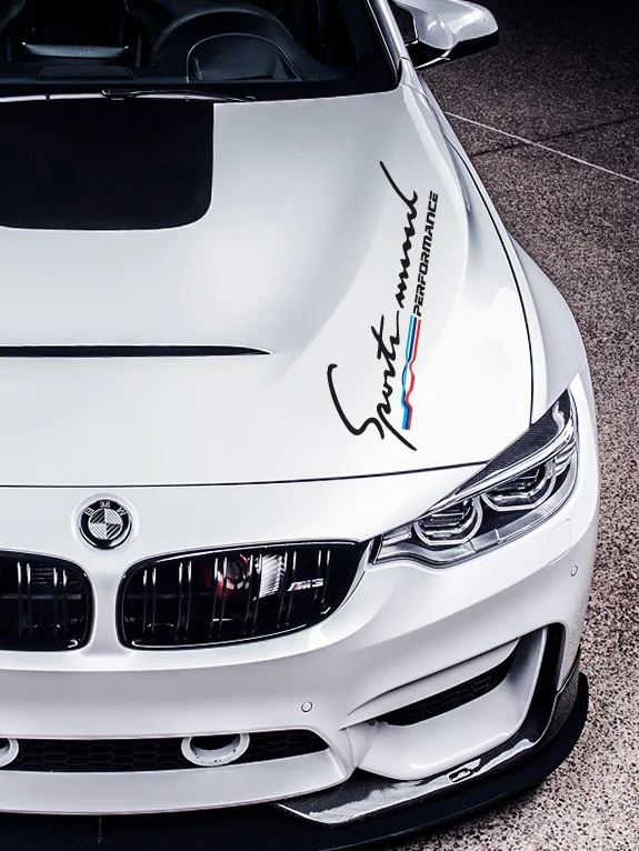 Sticker BMW Performance White