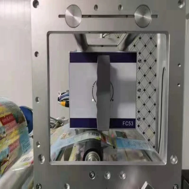 TTO Thermal Transfer Printer HPRT FC53 Electric Driven Automatic Paper Pillow Machine Production Date Barcode QR Code Printing 6
