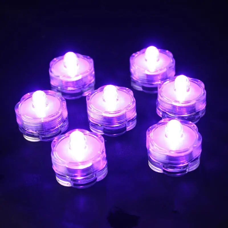 Led Waterproof Submersible Tea Lights Flameless Light Batteryoperated