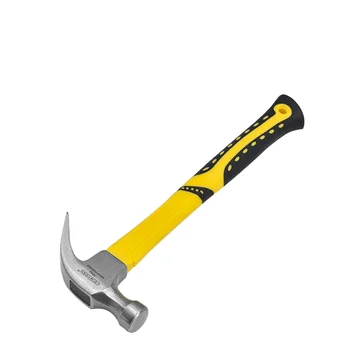 CROWNMAN 16OZ American Type TPR Handle Carbon Steel Claw Hammer Customizable OEM for Industrial Use