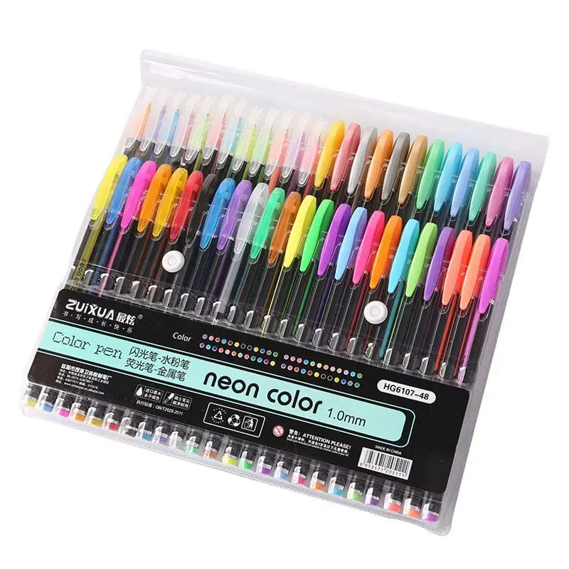 Neon Color Gel Pens 