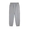 Pantaloni jogger grigio floreale 001