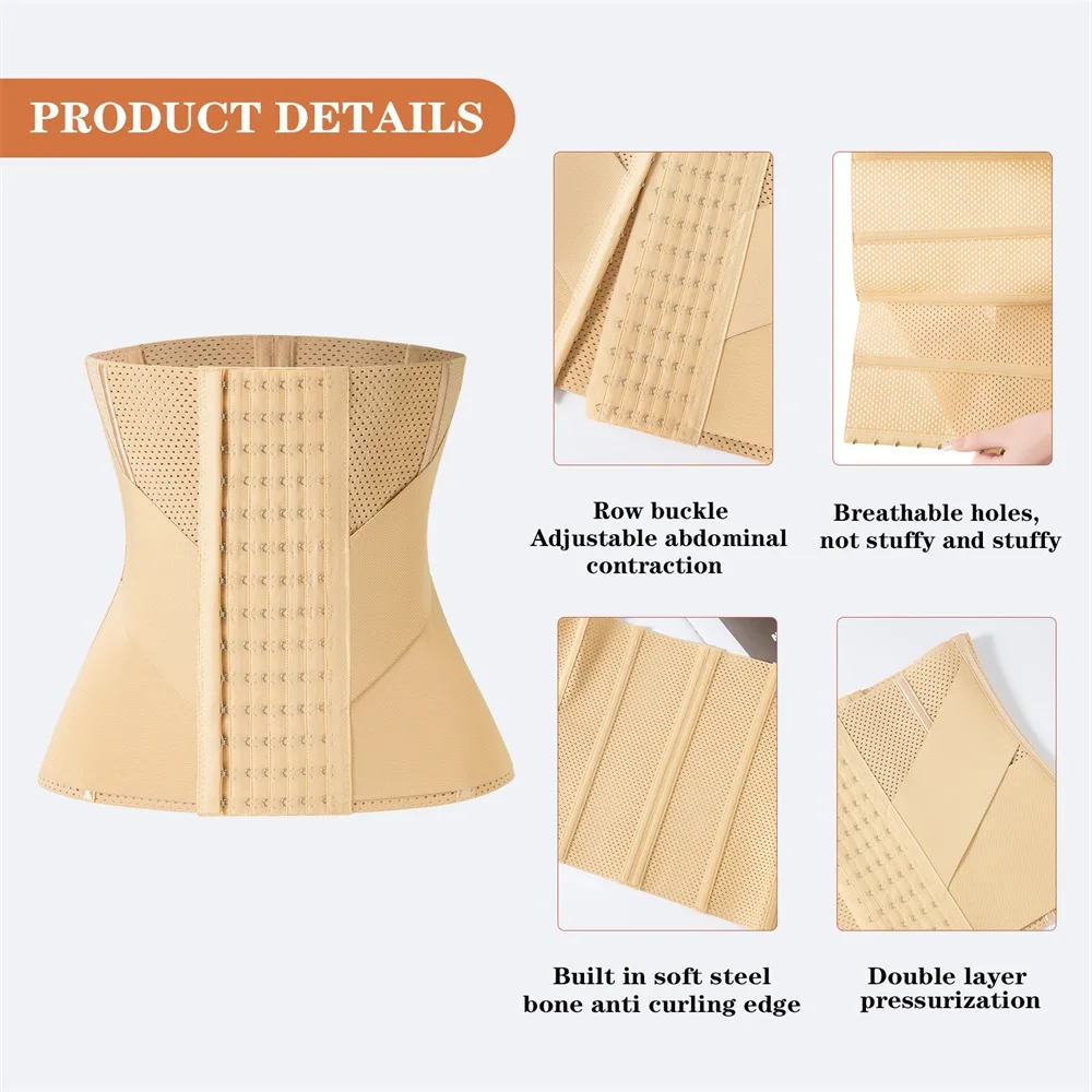 Belt Double Trimmer Shaping Tummy Control Shaper Waist Trainer Shaperwear Waist Cincher Trimmer Wrap Girdle Full Body Corset