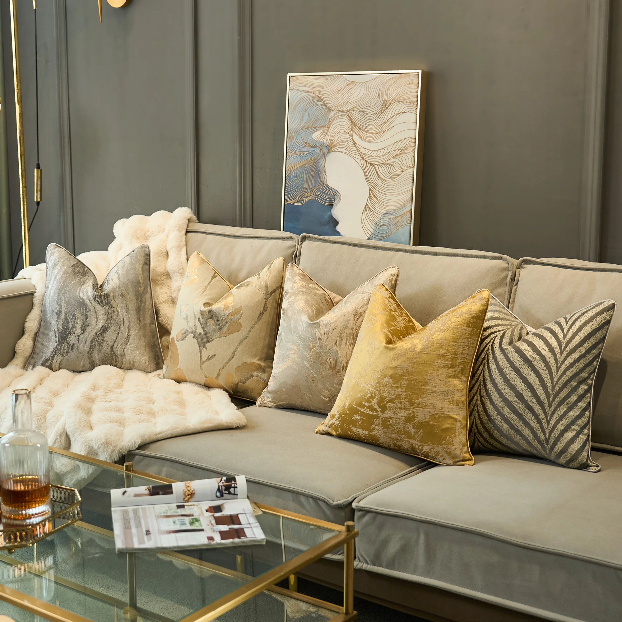 Pillow Cover Gold Throw Pillows Cheap Champagne Gold Throw Pillows