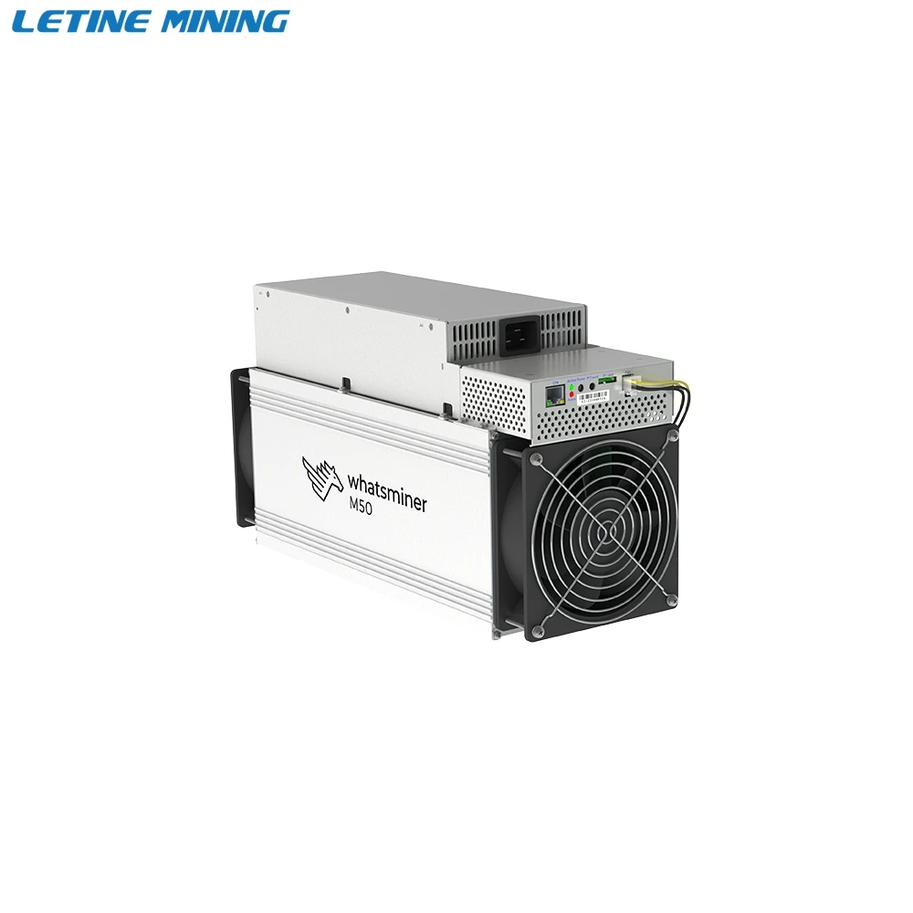 Bulk Miner Whatsminer M50S+ 23W 130T 132T BTC Mining SHA-256 Bitcoin Miner  MicroBT M50S+ M50 M50S++