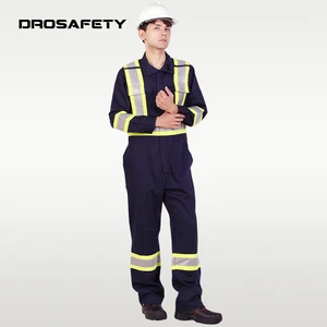 Welding Mining Oil&gas Widen Reflective Fire Resistant Workwear Coverall Working Clothes