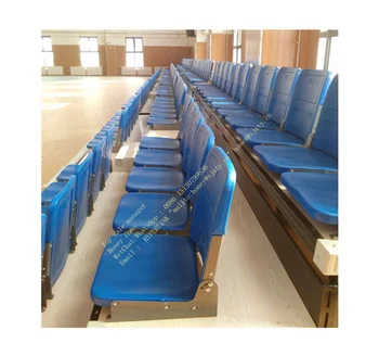 High Quality VIP Tip-up HDPE Seats With Fold Down Armrest And Cup Holder Stadium Chair