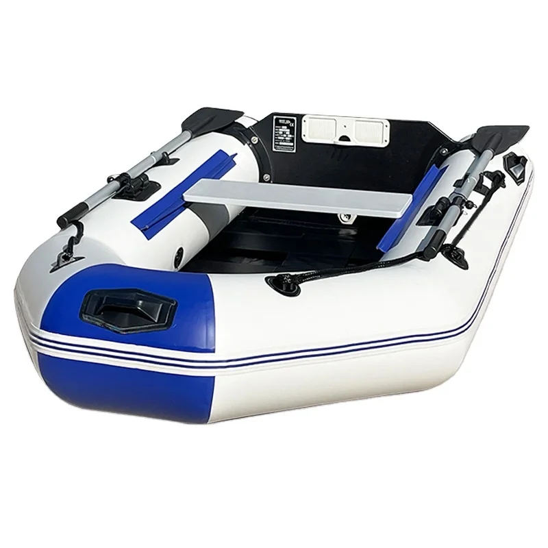 Kayak Gonfiabile Per Adulti - Gommoni Portatili Per Pesca E Rafting, Leggero E Facile Da Trasportare - Foto 9