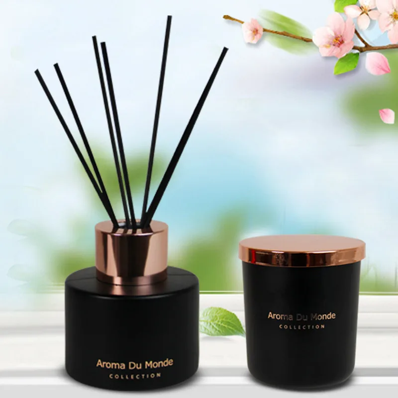 Mescente Luxury Aroma Fragrance Reed Diffuser and Scented Candles Gift Box Sets
