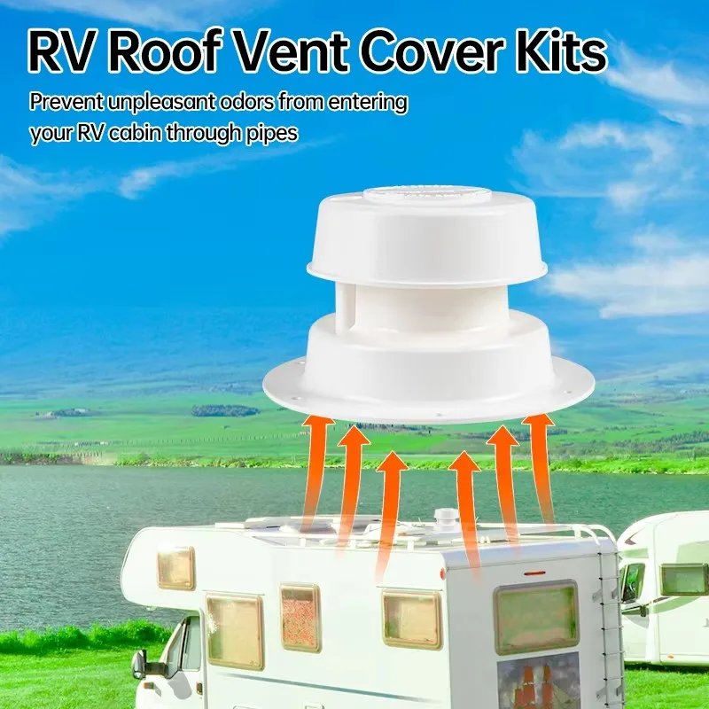 Roof Plumbing Vent Cap Sewer Vent Cover for Waste Holding Tank Pipe