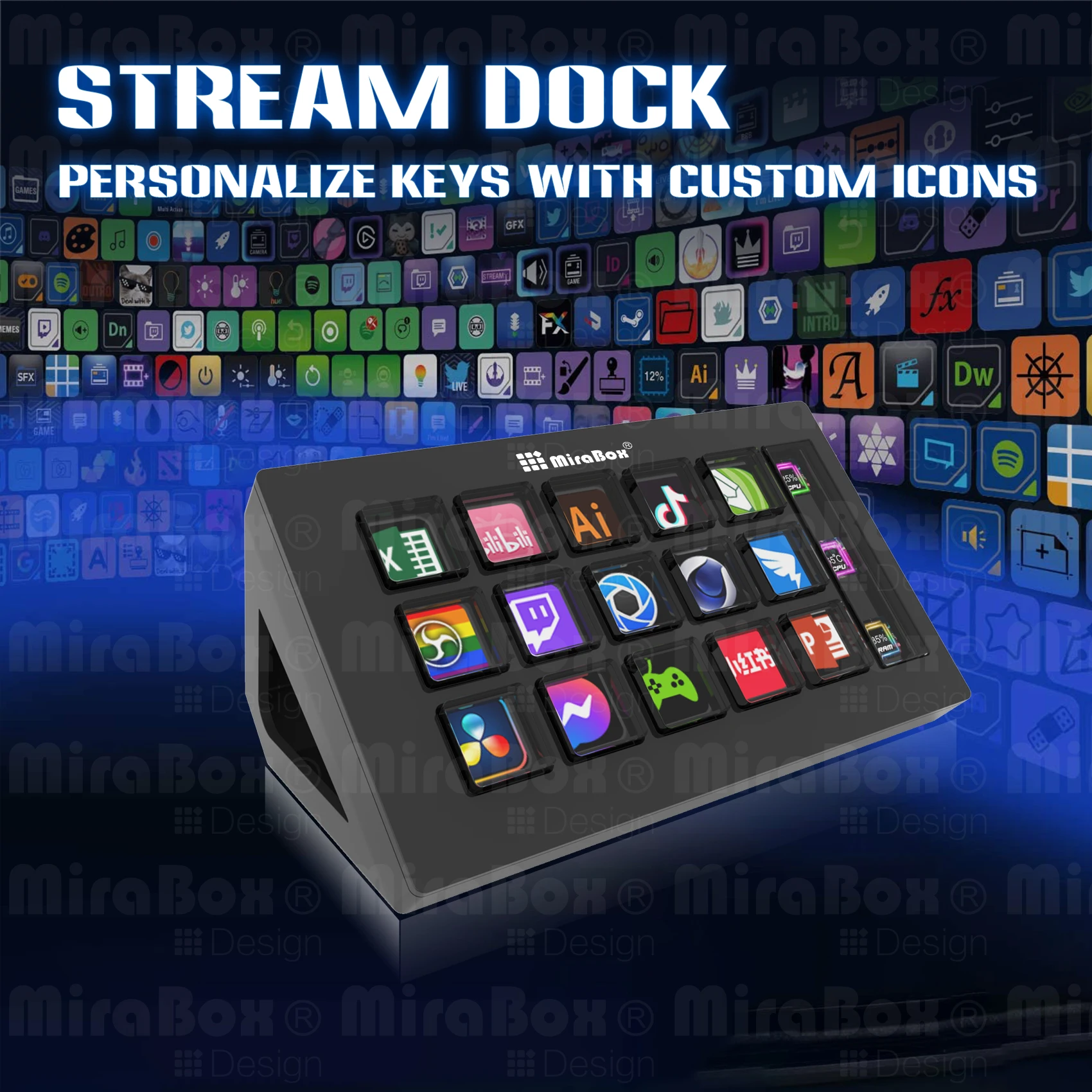 Stream Deck Alternatives Seeking Distributors Stream Controller All-in-One Control Deck for Streaming