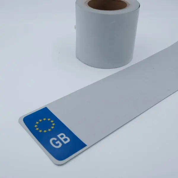 Cvc License Plate Reflective Material Yellow/white Yd7201 Without