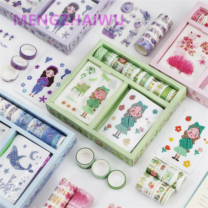 Cute Washi Tape Stickers, Washi Tape Sticker Set