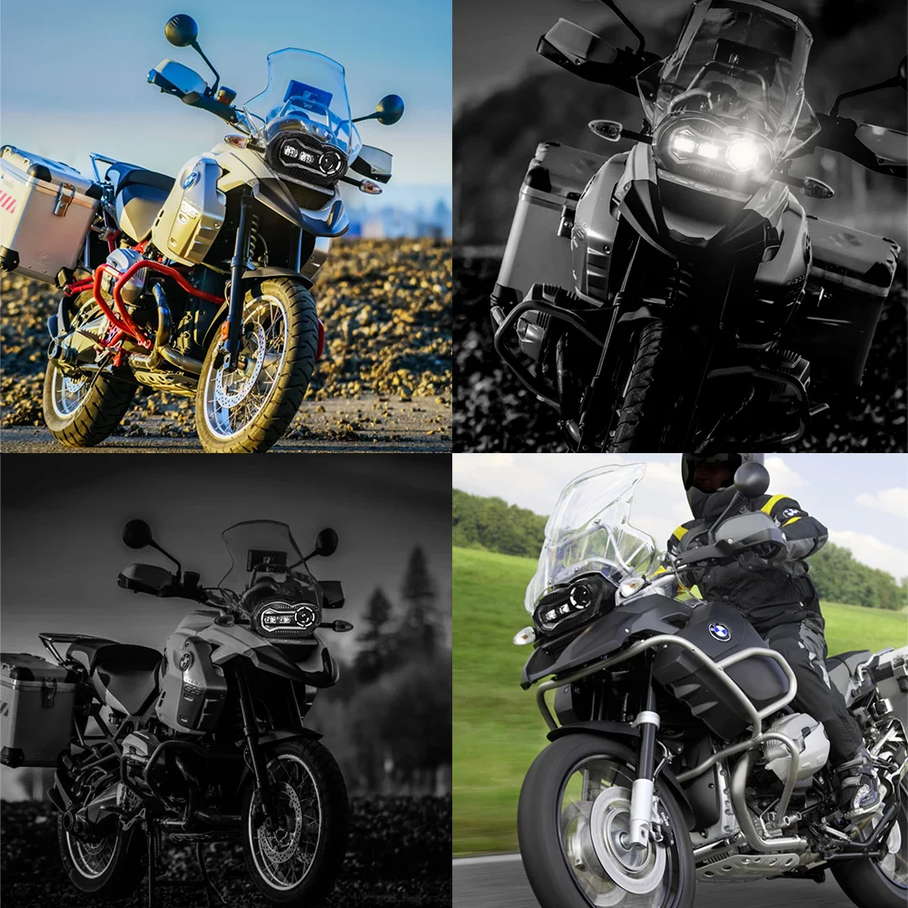 Motorcycle Lighting High Quality R1200GS Adventure LED Headlight Projector Osram Headlamp for BMW R1200GS Adventure