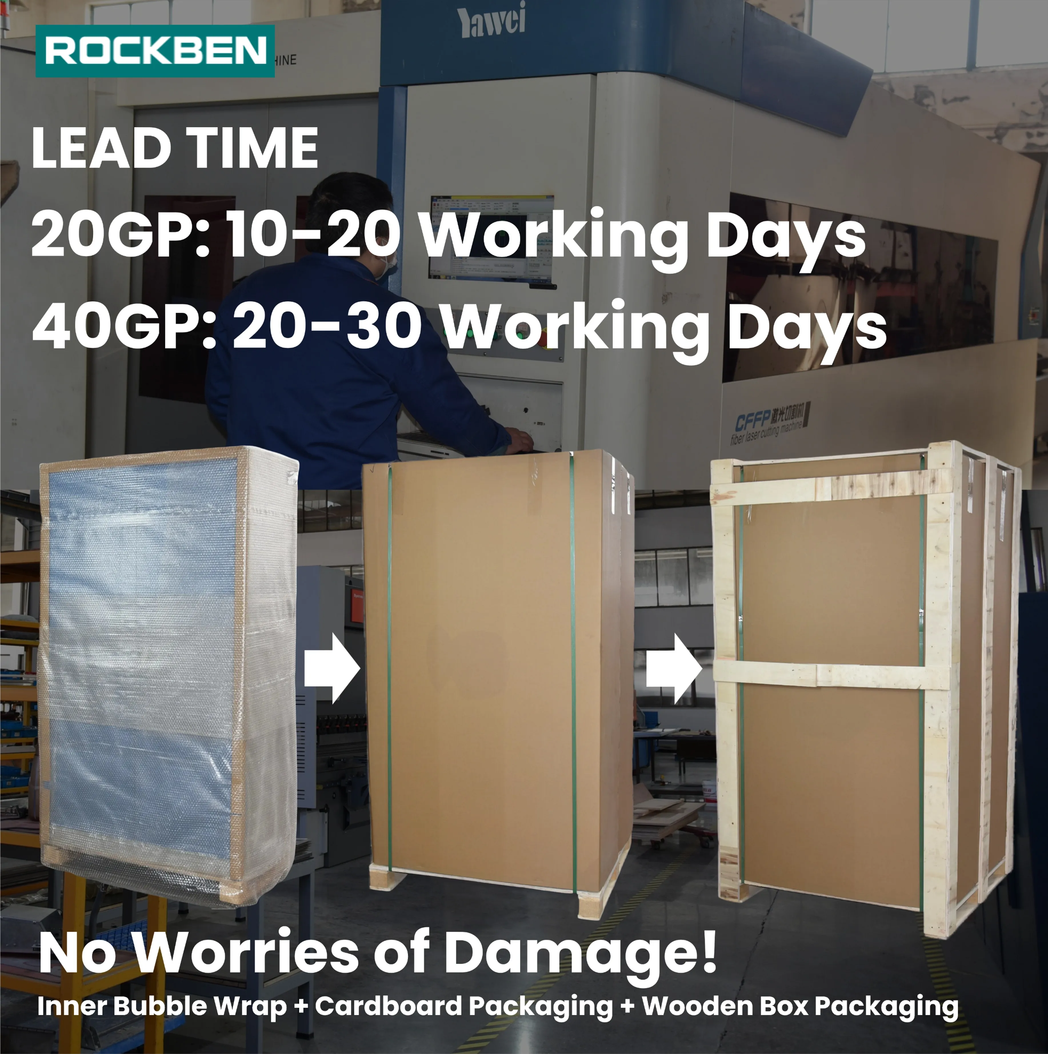 ROCKBEN Personalized Customization High Strangth 3-Drawer Mobile Tool Cabinet & Workbench for Manufacturing Plant