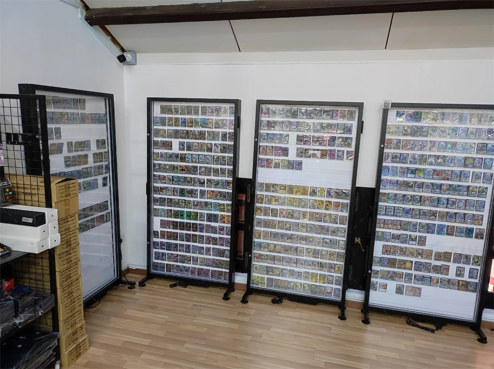 Acrylic Graded Card Display Stand Collectible Lockable Sports Card Display Wall Trading Card