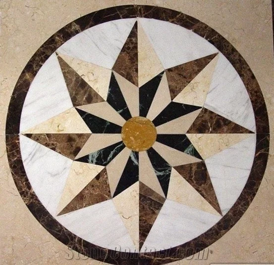 CNC 5 Axis Marble Granite Ceramic Tile Water Jet Cutting Machine With Bevel Cutting 10 Degrees