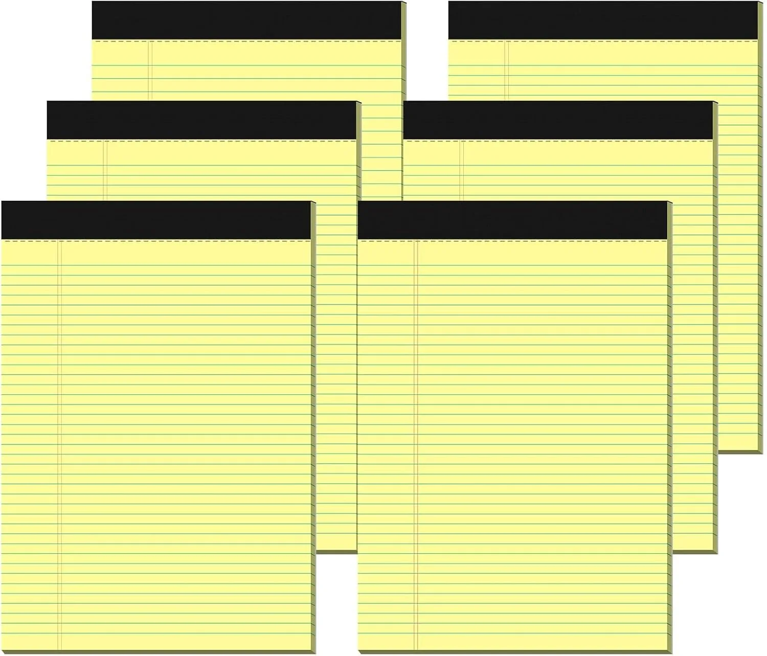 MSKKSM Legal Pads 8.5 X 11, 3 Pack Yellow Note Pads 8.5 X 11 Writing Pads, Wide Ruled Legal - View #9