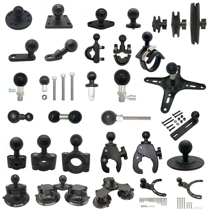 N-star M6 Expansion Bolt Ball Adapter for Motorcycle Phone Mounts