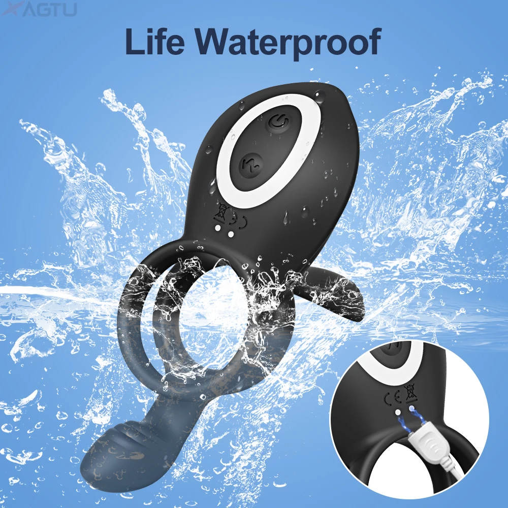 Amazon Silicone Remote Control Penis Vibrator – 10 Vibration Modes for  Couples, Men's Prostate Massager, Delayed Ejaculation Toy