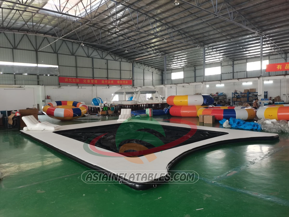 Custom Outdoor Swimming Pool Inflatable Sea Pool With Net Inflatable ...