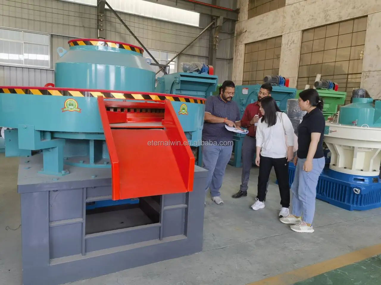 Brennstoff-RDF-Brikettpresse Biomasse-Sgemehl-Brikettiermaschine  Dnger-Stroh-Holz-Brikettiermaschine