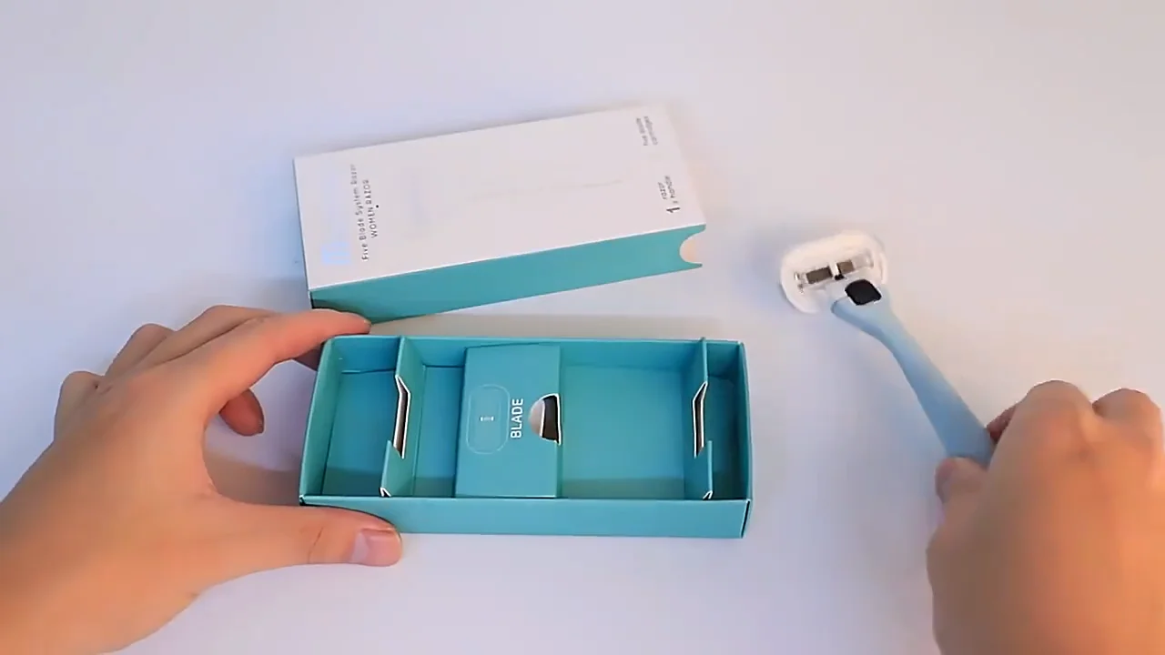 Women System Razor For Sensitive Skin Replaceable Refills 5 Blades