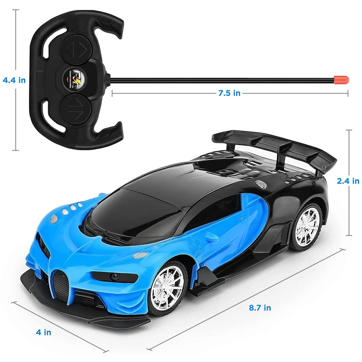 Remote Control Car For Kids 1/16 Scale Electric Remote Toy Racing
