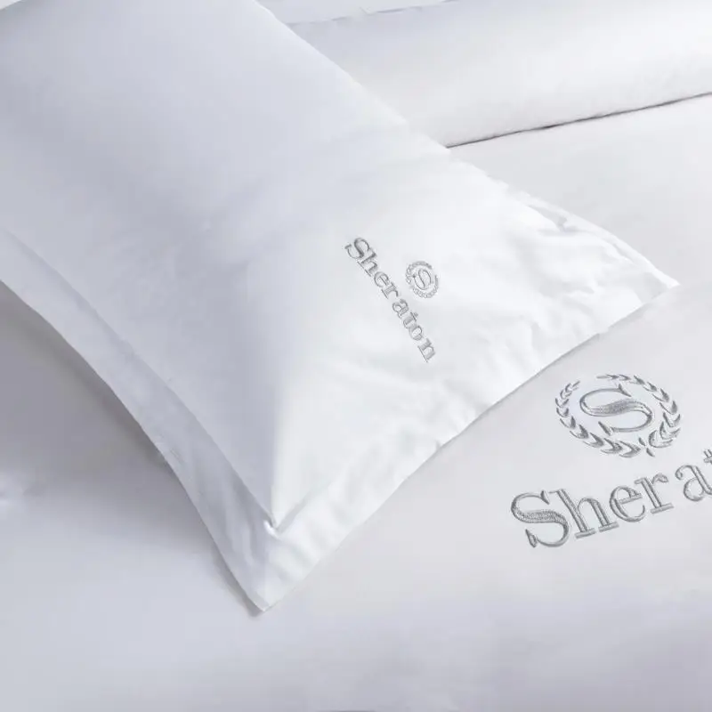 5 Star Hotel Linen White Luxury Hilton Sheraton 100 Cotton Hotel