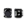 5mm black round 1 pair