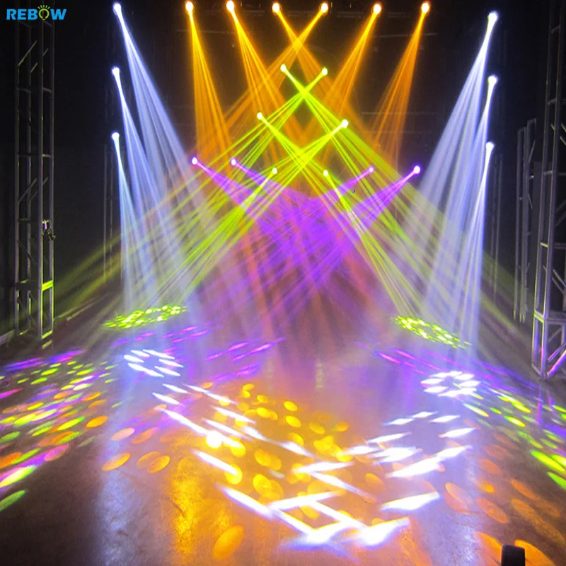 Оборудование Профессиональное Лазерное светодиодное сценическое освещение DMX 512 sharpy beam движущаяся головка свет 230w 7r