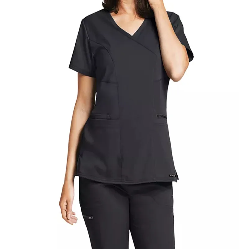 Wholesale Hospital Uniforms Medical Scrubs Nurse Short Sleeve Scrubs