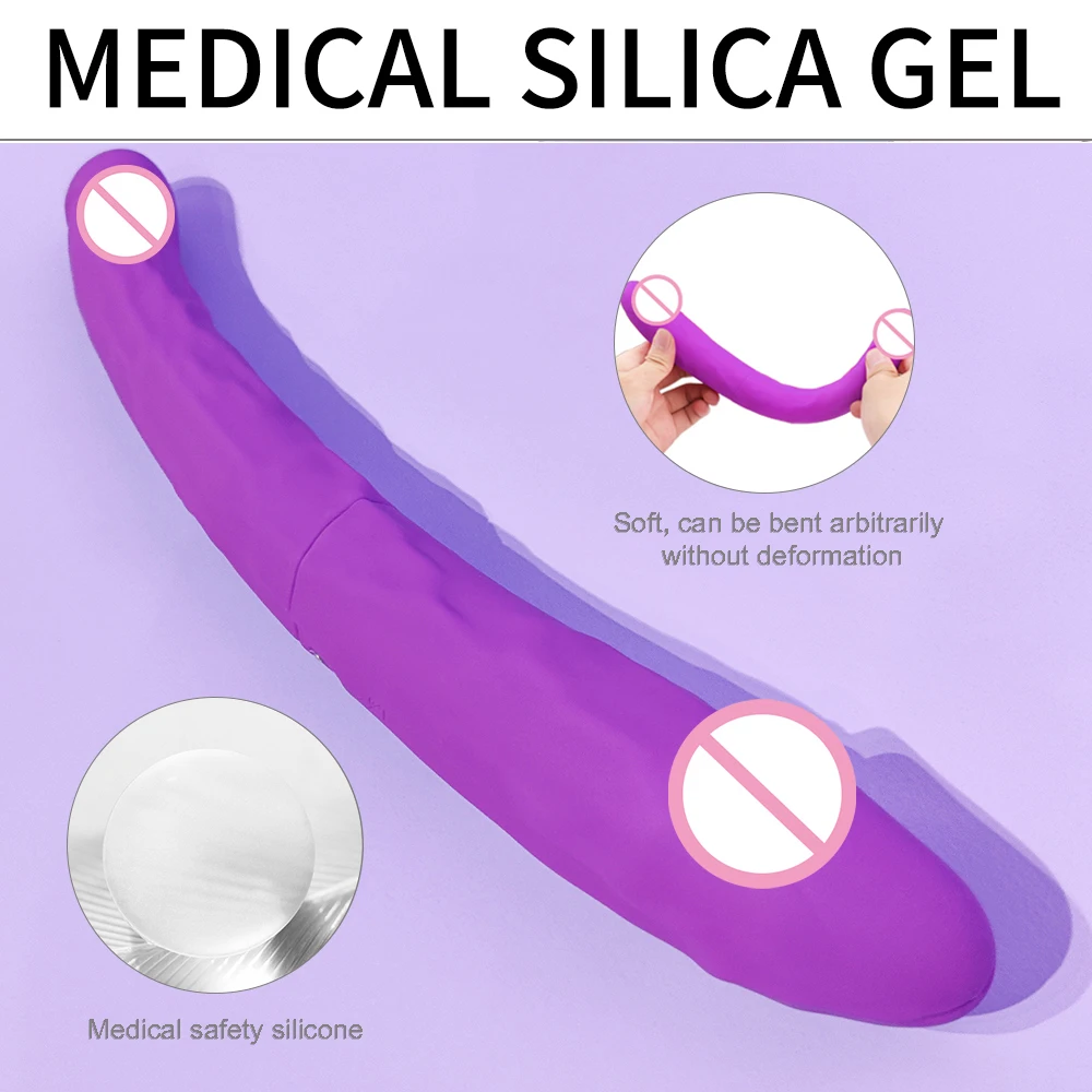 Erwachsenen-Sexspielzeug Großhandel Ferngesteuerter Strapless Doppelendiger  Dildo G-Punkt Vibrator für Lesben| Alibaba.com