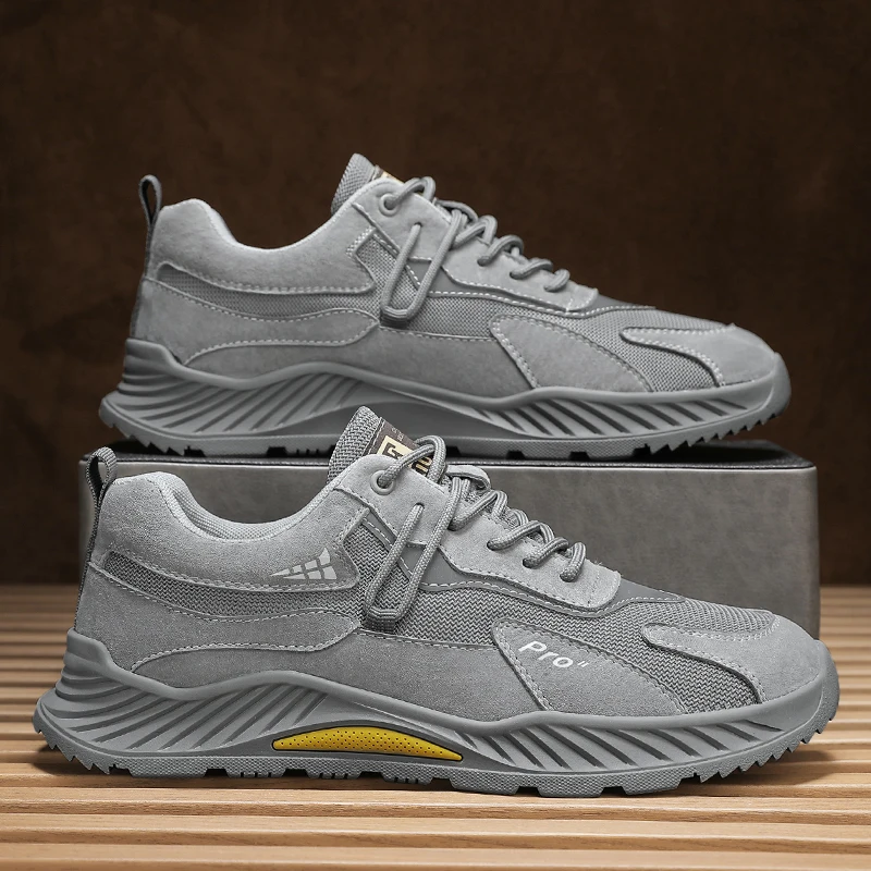 Accept OEM Service 4 Season Hand Made Genuine Leather Breathable Mesh Casual Sport Shoes For Men