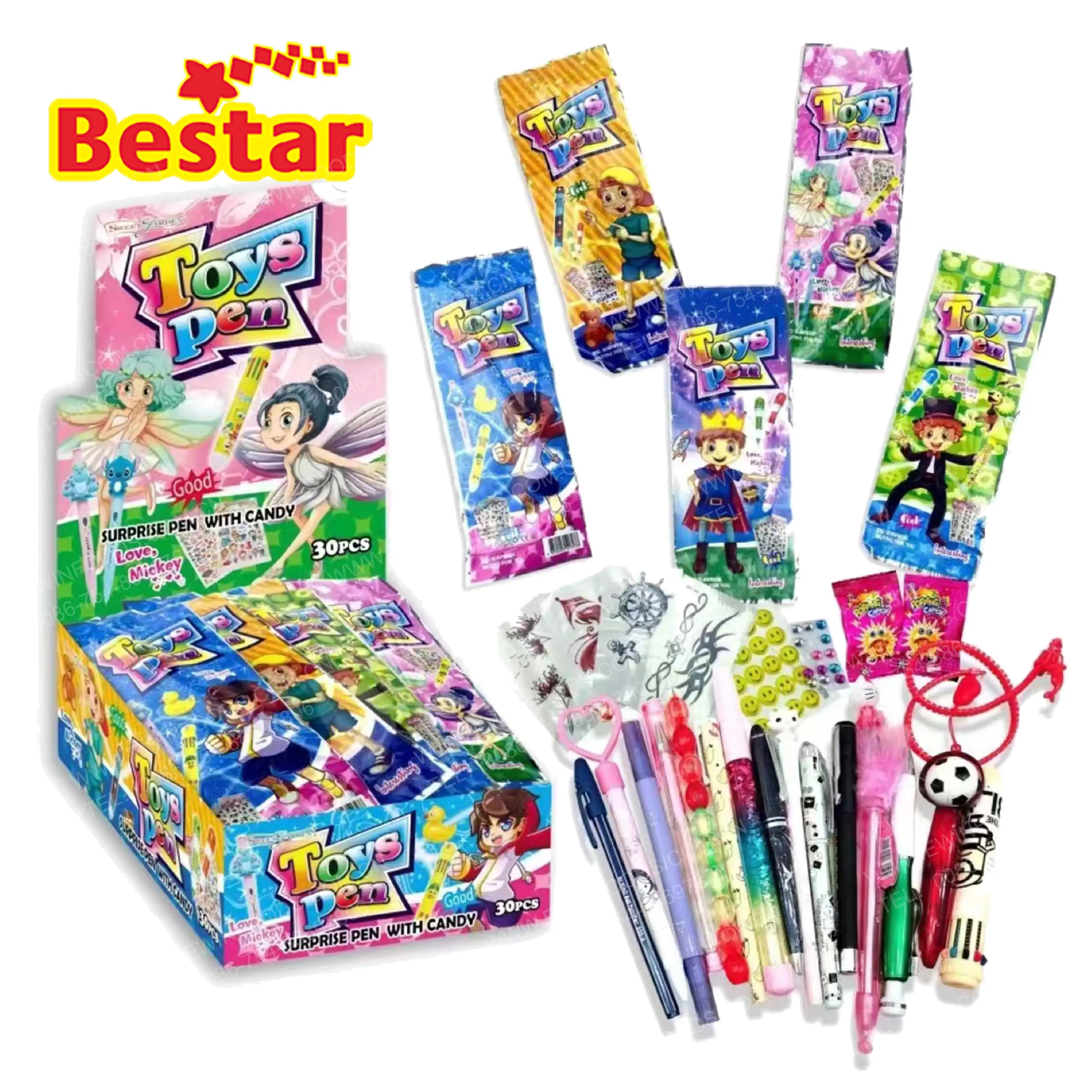 Tiktok Custom Toy Sweets Surprise Candy Toys Candy Pen with Popping Candy for Kids