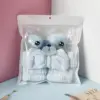 Sky blue-13-piece makeup egg set with zipper bag