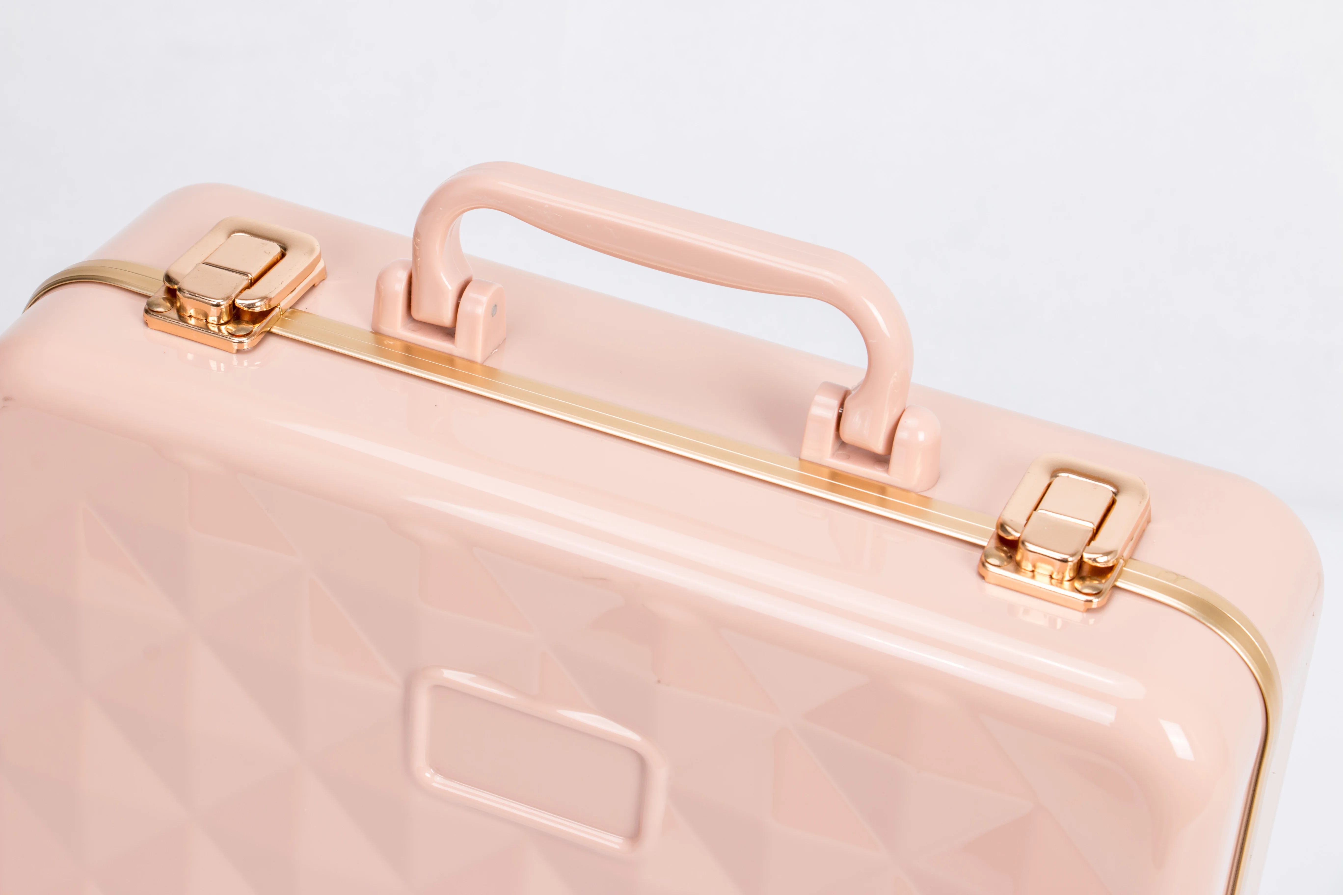 Vanity Box Portable with Light and Mirror 12-inch Tempered Mirror Small Large-capacity Makeup case Cosmetic Bag