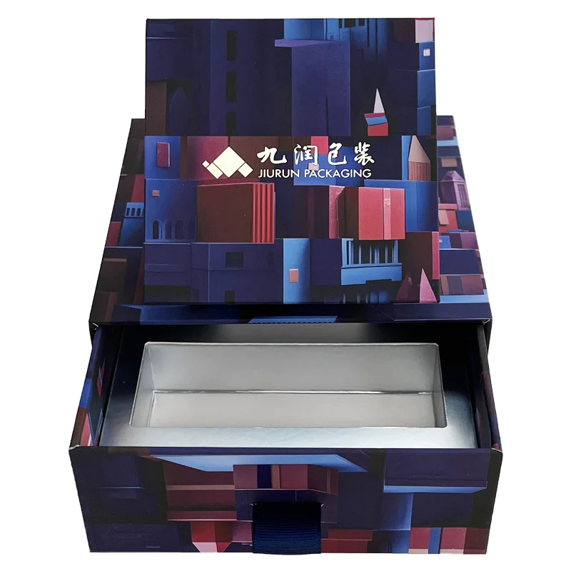 2025 High Quality Recycled Magnetic Flip Packaging Paper Box Strong with Embossing and Matt Lamination Folder Type details