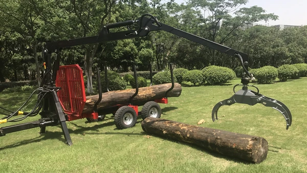 Hydraulic Timber Crane Log Crane Tractor Mount Log Loader Crane Wood ...