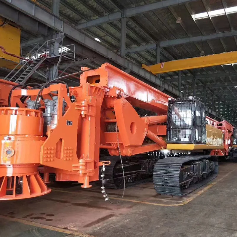 Pile Driver Machine in Malaysia Floating Pile Driver Spiral Rotary Pile Driver