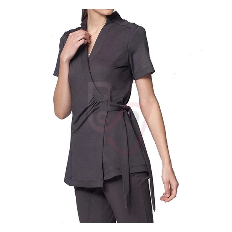 Latest Style Custom Stylish Uniform Beauty Salon Spa Uniform for Lady